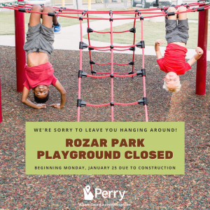 Rozar Park Playground Closed Due to Construction Photo for Rozar Park Playground Closed Due to Construction