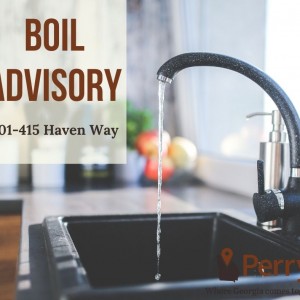 Boil Advisory | 401-415 Haven Way | LIFTED Photo for Boil Advisory | 401-415 Haven Way | LIFTED