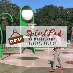 Splash Pad Closed for Maintenance Photo for Splash Pad Closed for Maintenance