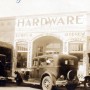 Click to enlarge image ca. 1936 of Houston Hardware on Carroll Street. Photo courtesy of Jimmy Lee. The Sugar Plum Tree children's boutique is in this building today.