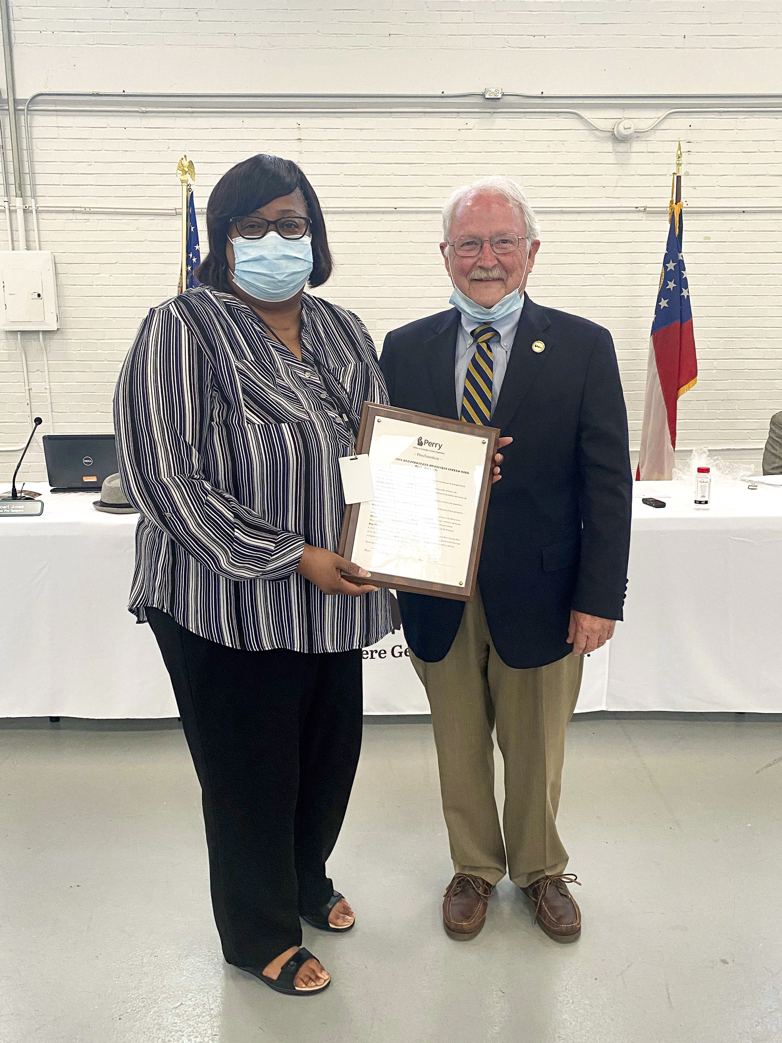 Photo for City of Perry Recognizes City Clerk
