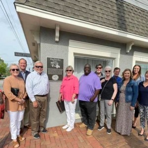 Photo for Plaque Honoring Blue Bird No. 1 Unveiled in Downtown Perry