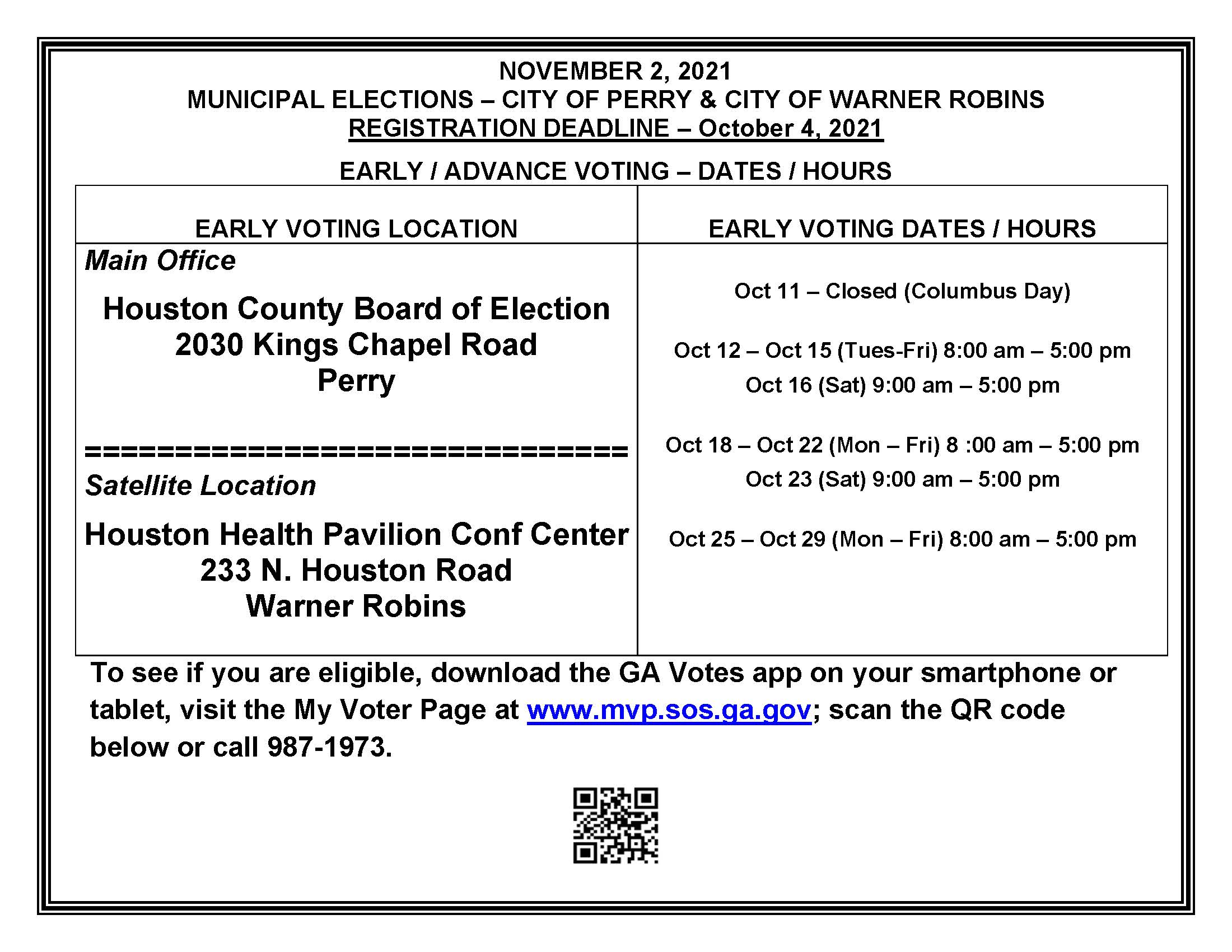 Photo for Municipal Elections Information
