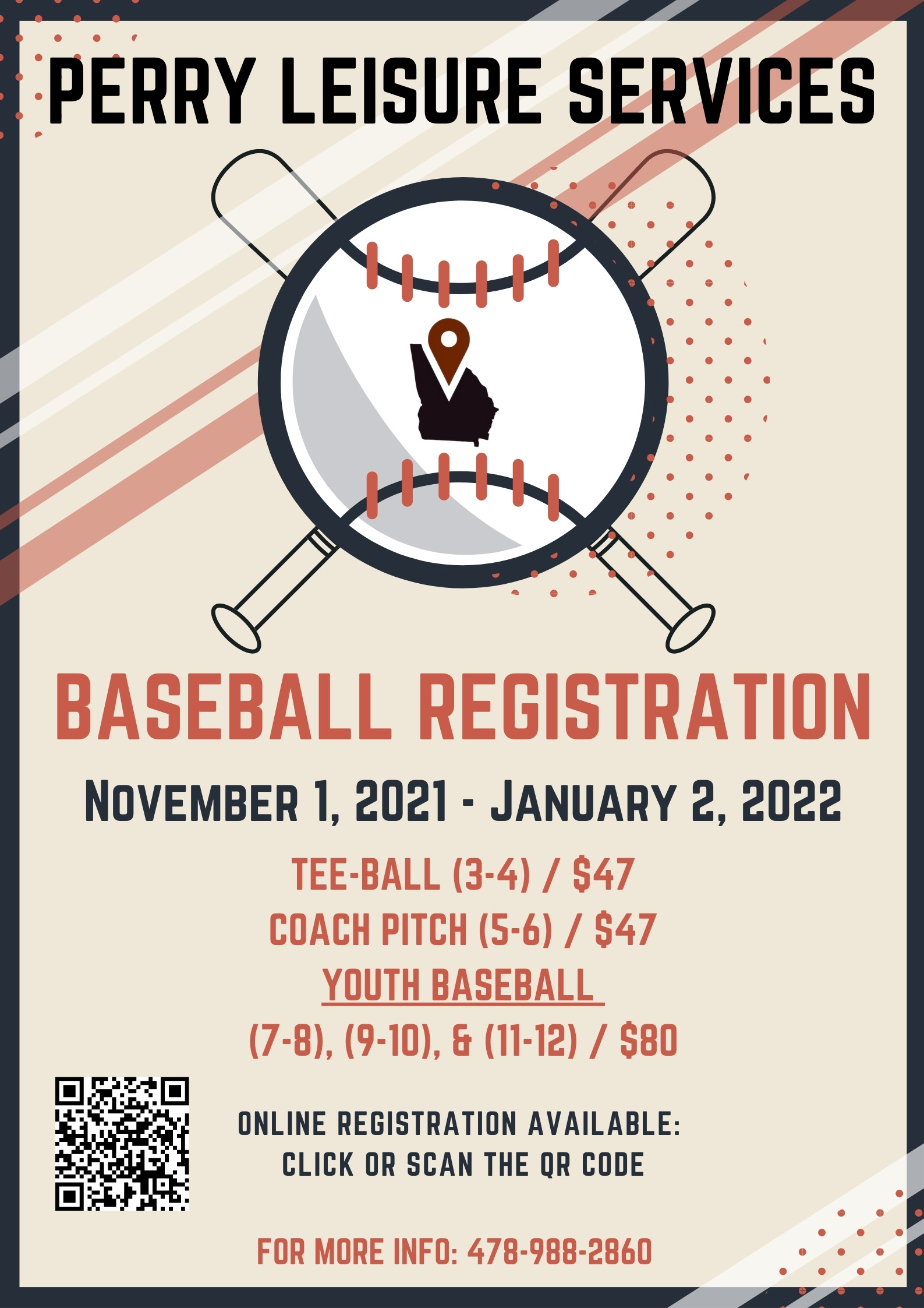 Youth Baseball Registration City of Perry
