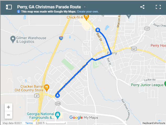 Photo for Perry Christmas Parade Road Closures | December 4, 2021