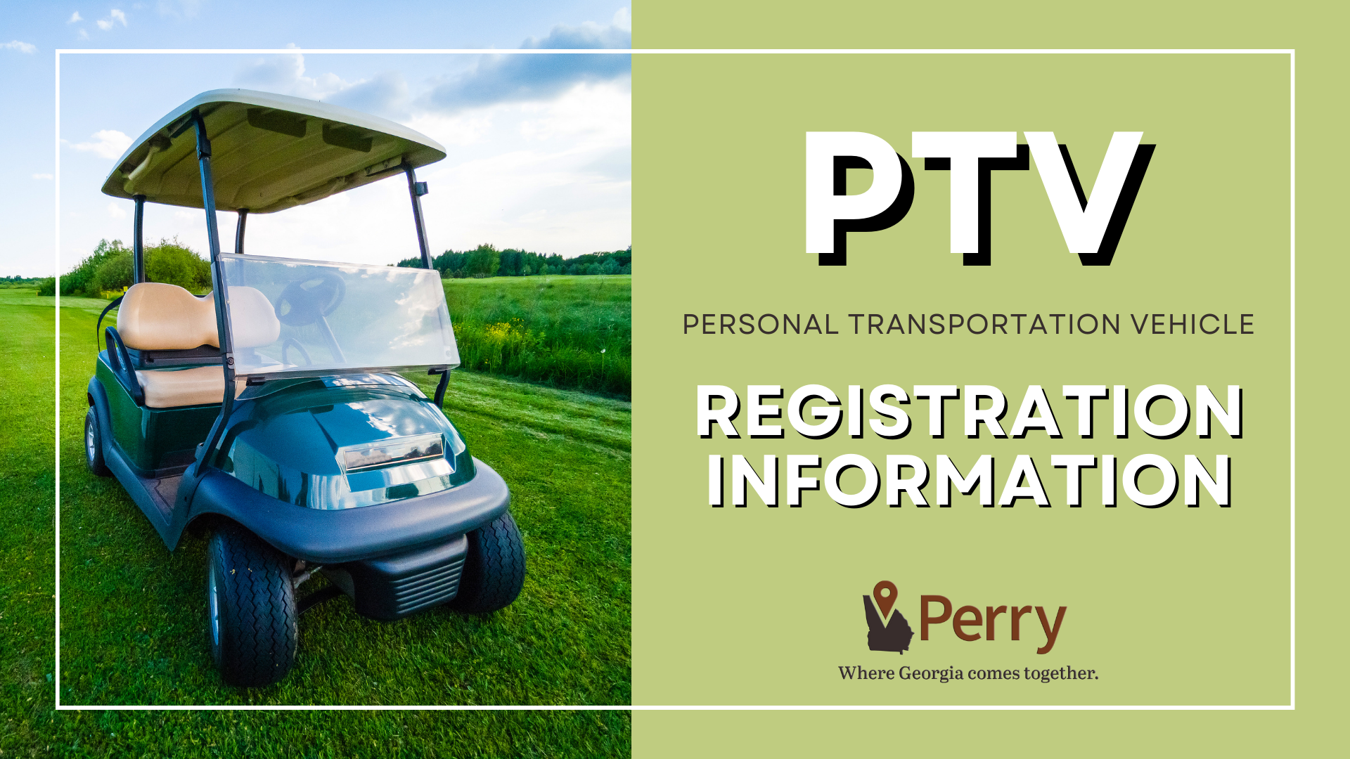 Photo for City of Perry Implements New PTV  Registration &amp; Operation Requirements