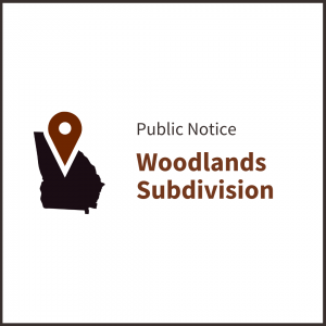 Photo for Public Notice | Woodlands Subdivision