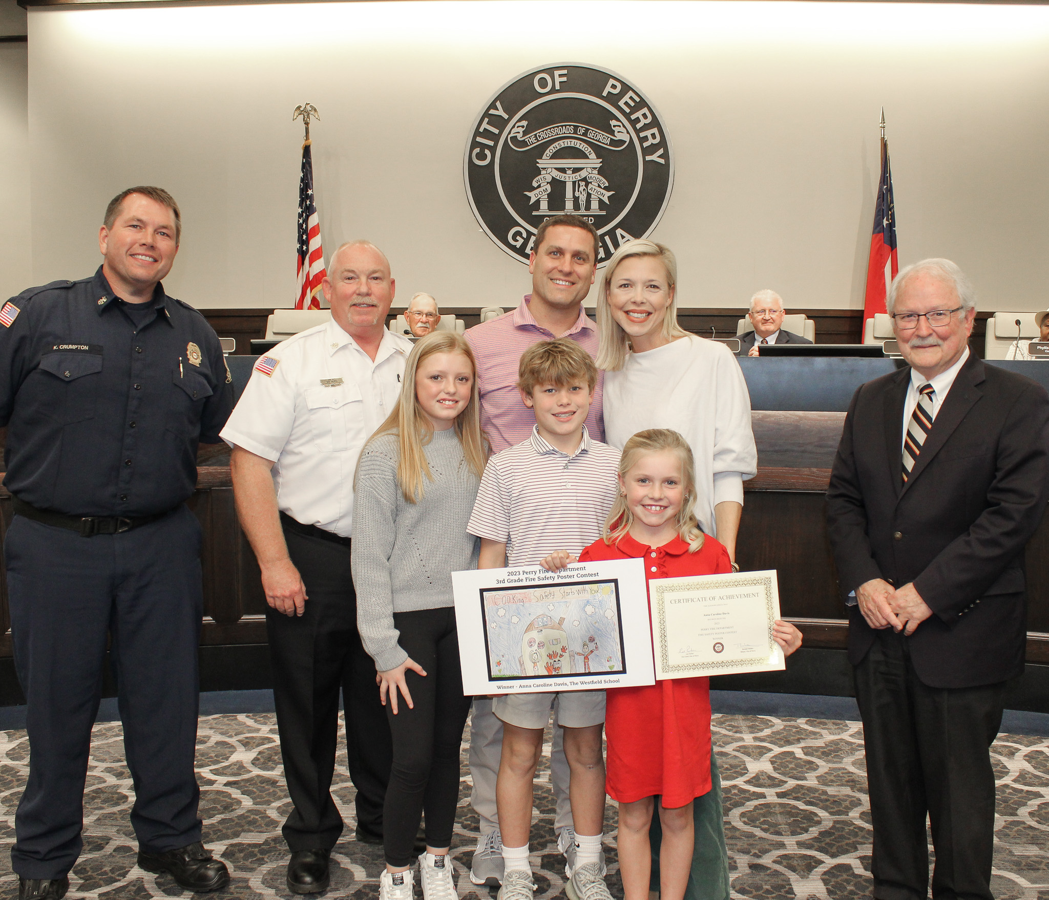 Photo for Perry Fire Safety Poster Contest Winners Recognized