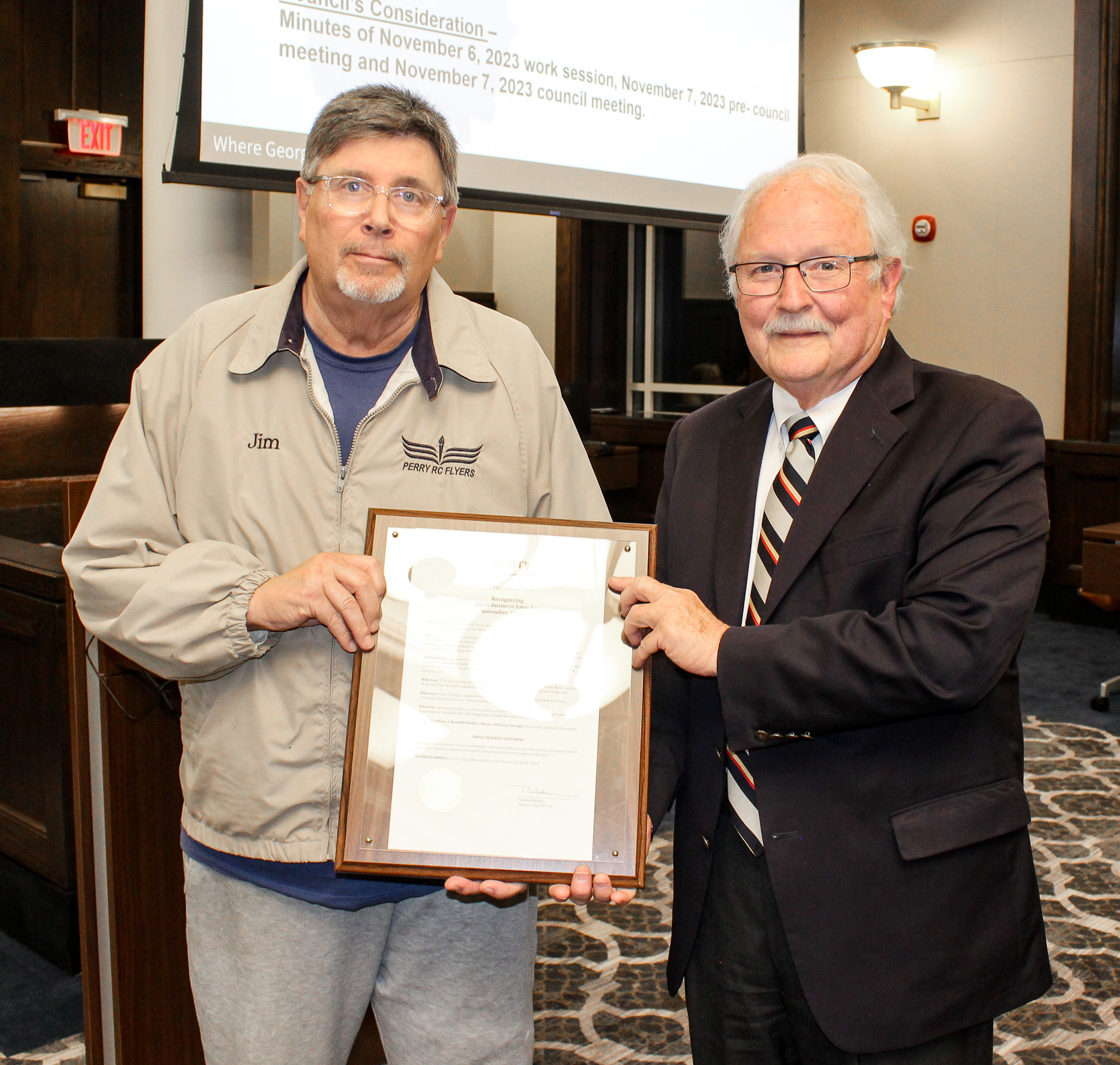 Photo for Perry Council Recognizes Small Business Saturday