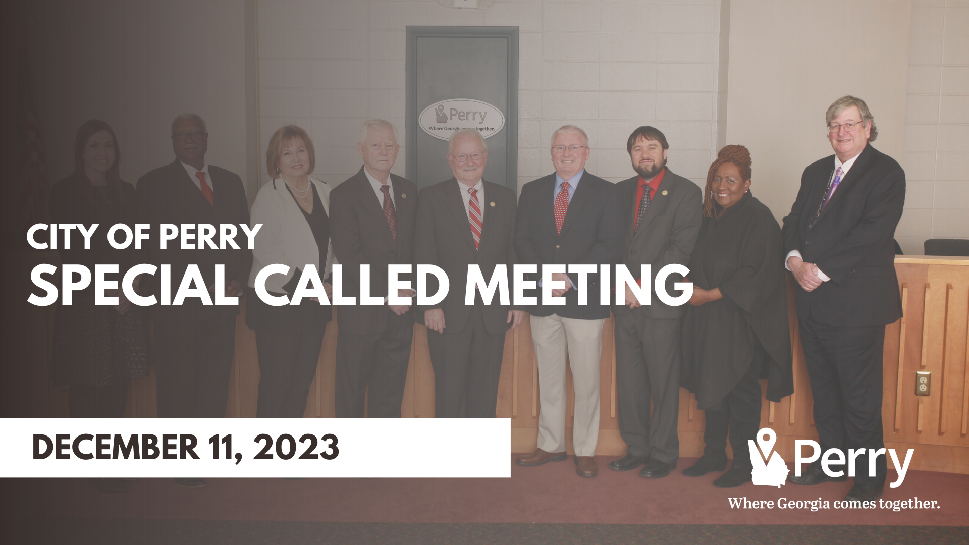 Photo for City of Perry Special Called Meeting | December 11, 2023