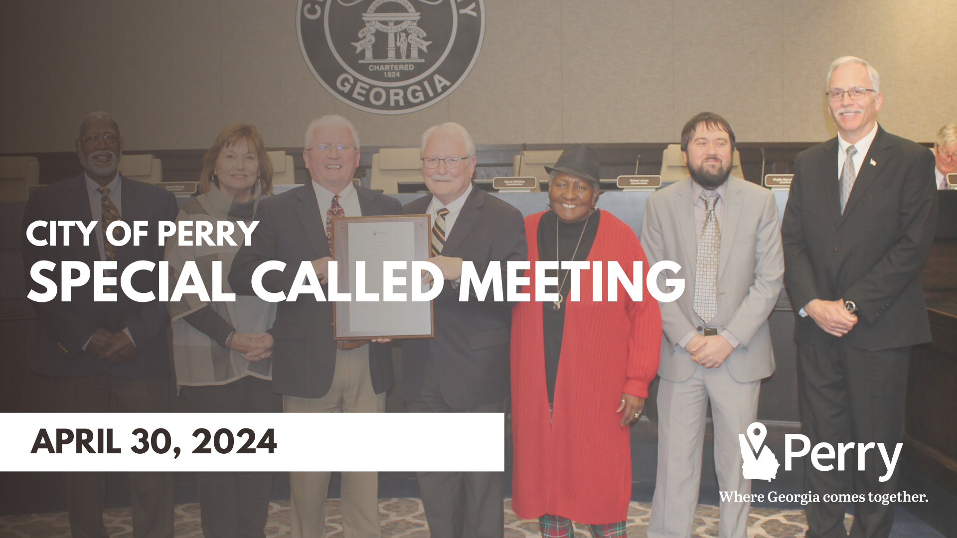 Photo for City of Perry Special Called Meeting | April 30, 2024