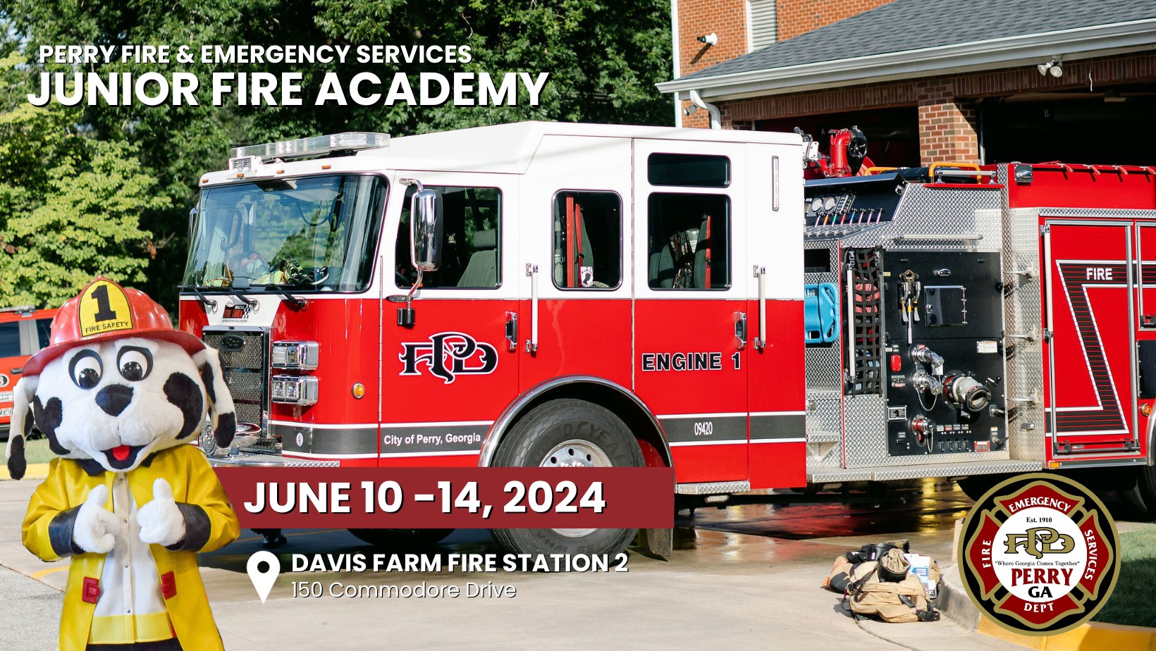 Photo for Perry Fire &amp; Emergency Services Launches  Junior Fire Academy