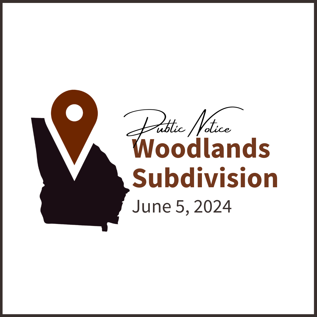 Photo for Public Notice | Woodlands Subdivision 