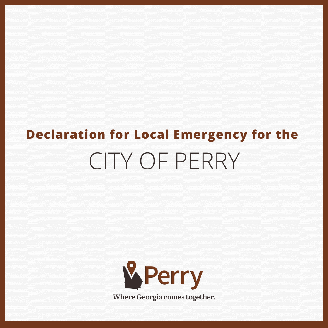 Photo for Declaration for Local Emergency for the City of Perry | Municipal Court Closure