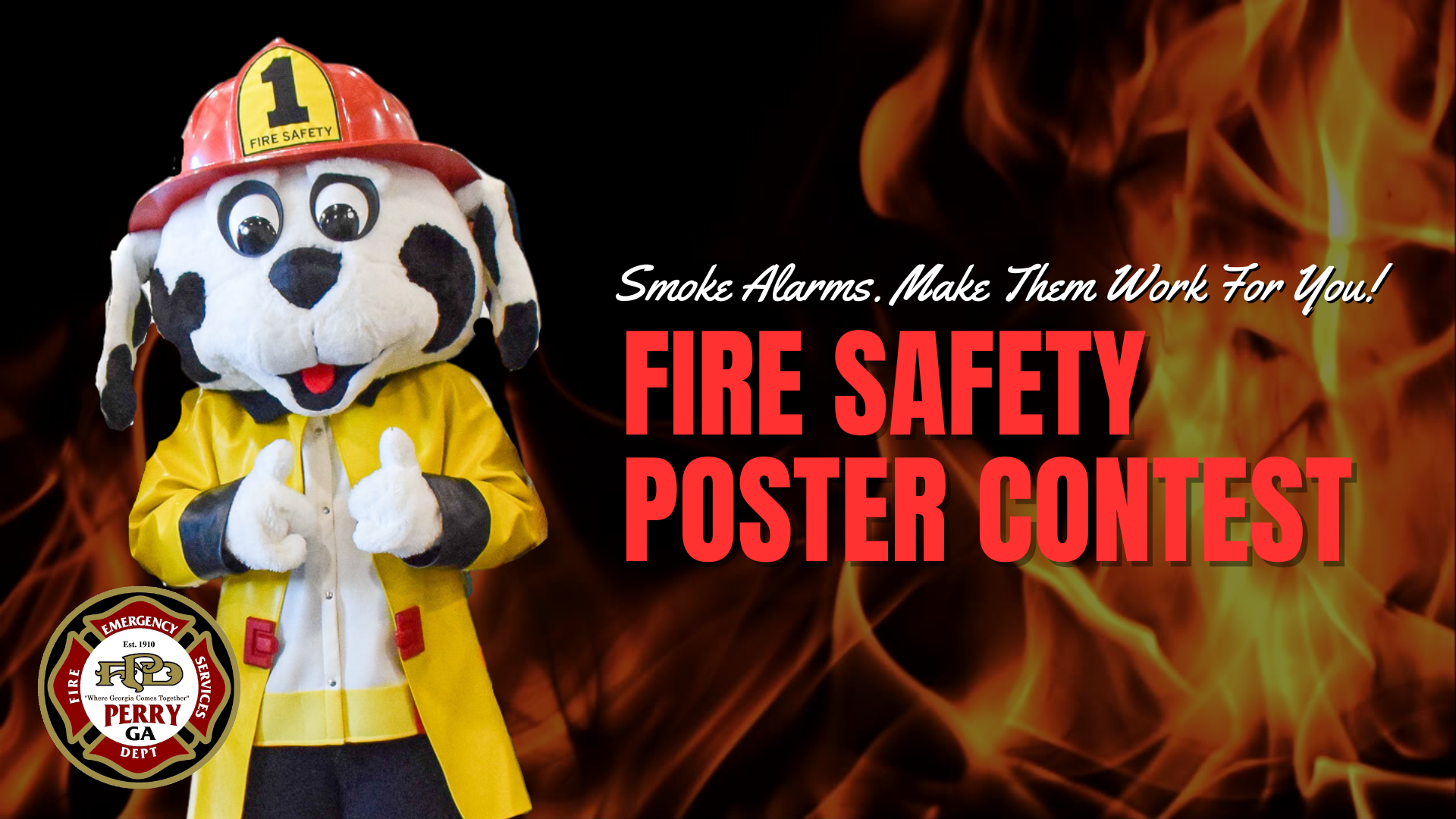 Photo for Fire Safety Poster Contest | Smoke Alarms. Make Them Work For You!