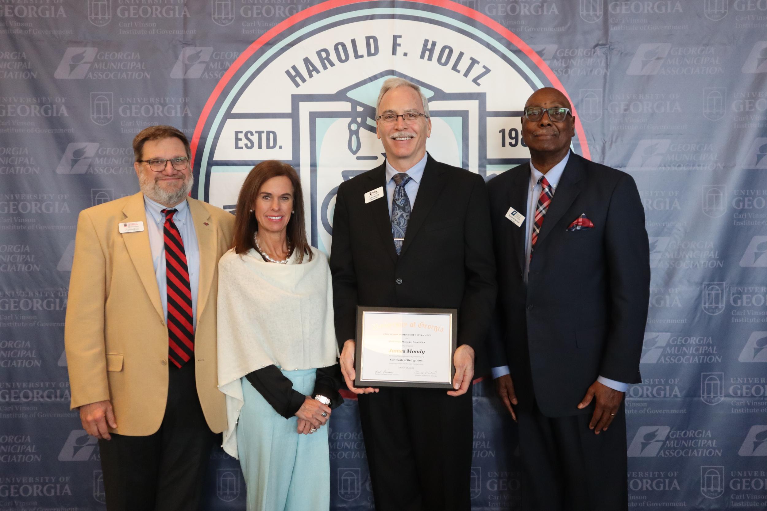 Photo for City of Perry Council Member James Moody Receives Recognition for Training Accomplishment