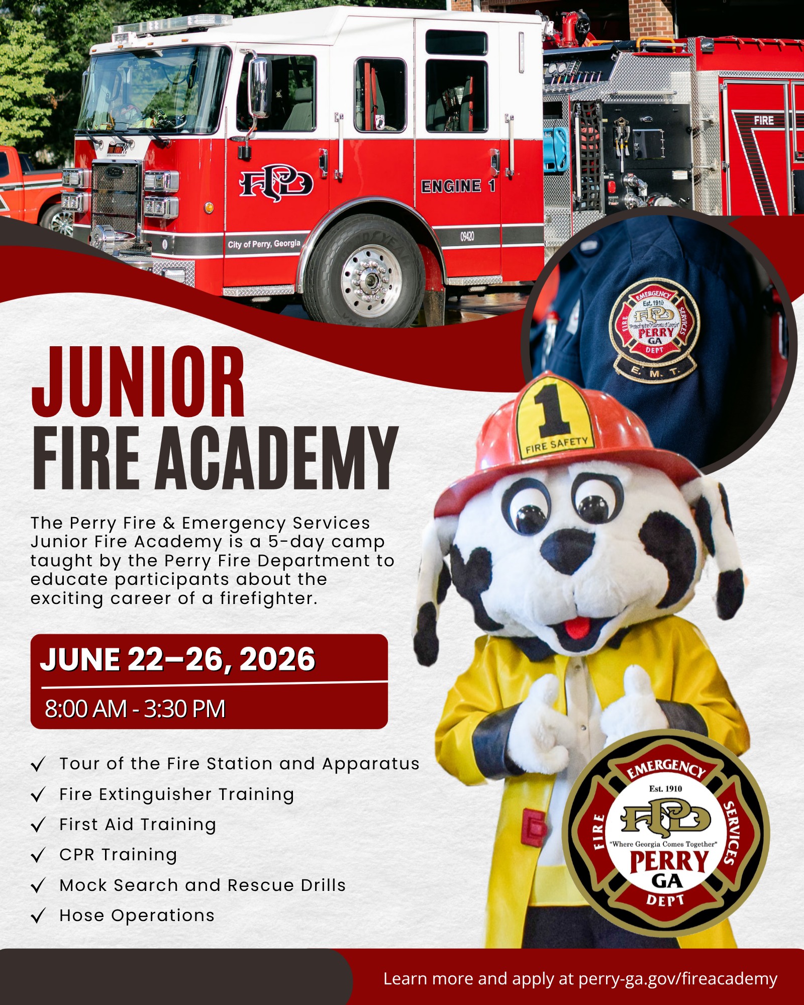 Photo for 2026 Junior Fire Academy Registration Now Open