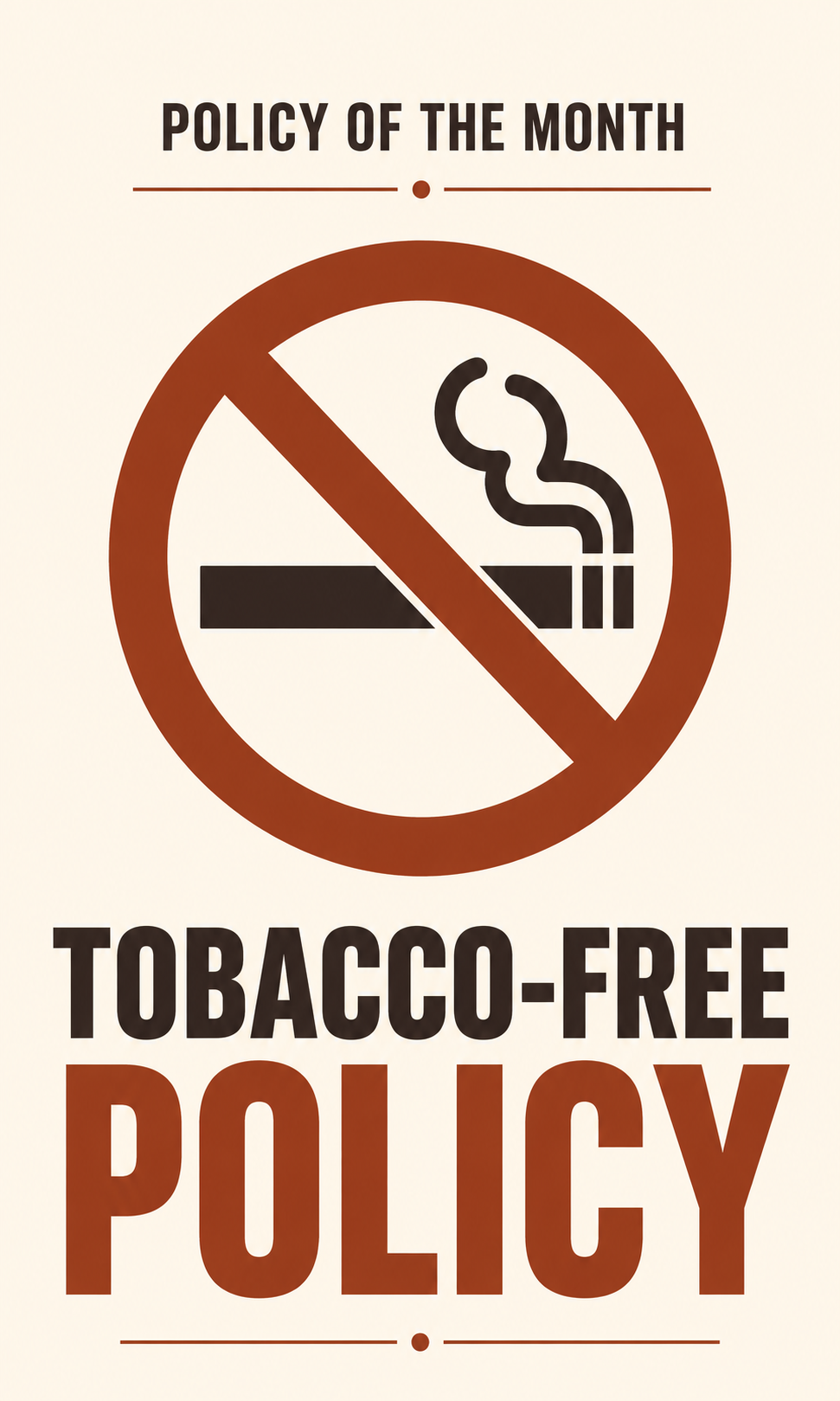 Photo for Tobacco-Free Policy