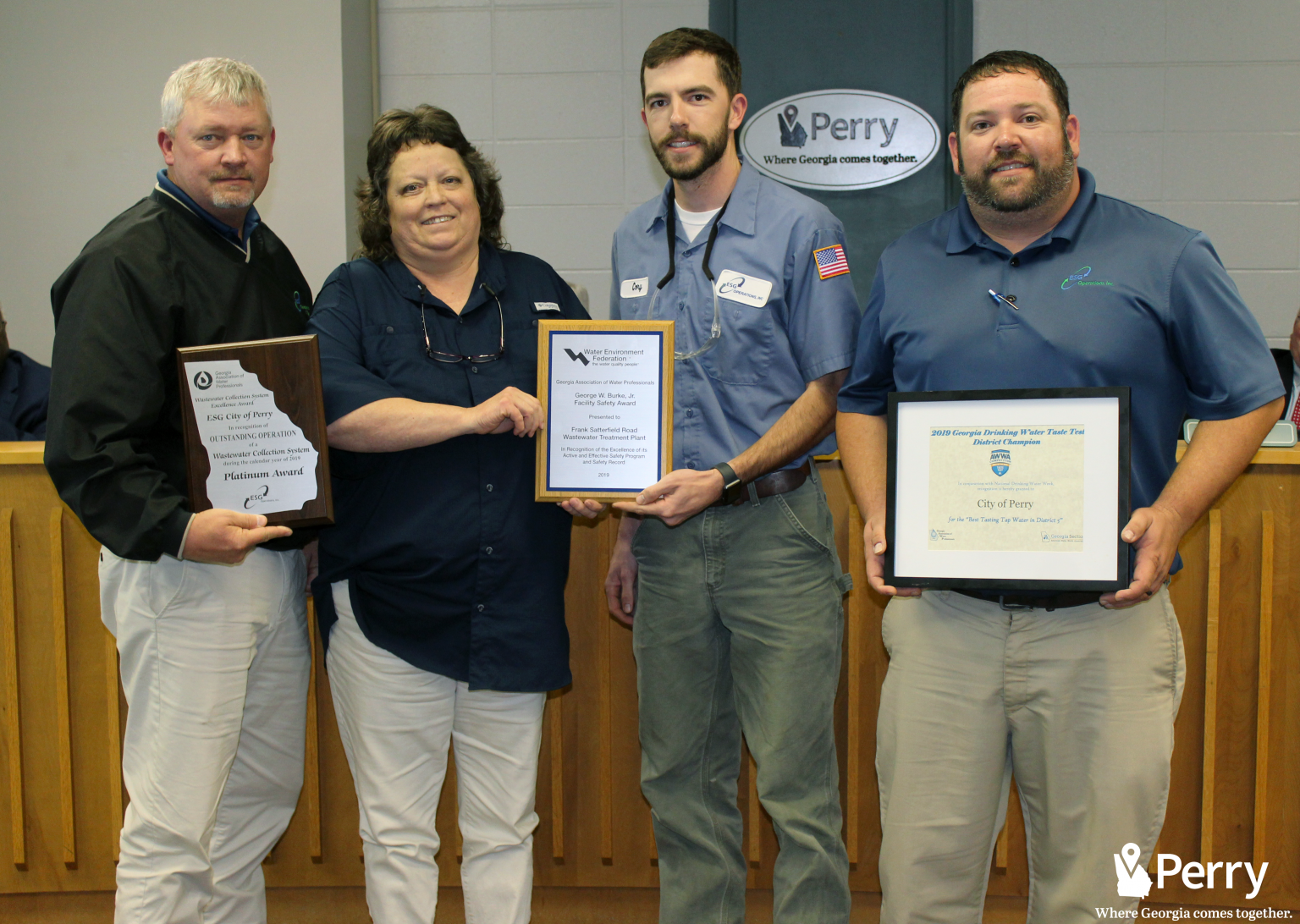 Photo for City of Perry Water Facility Awarded Top Honors