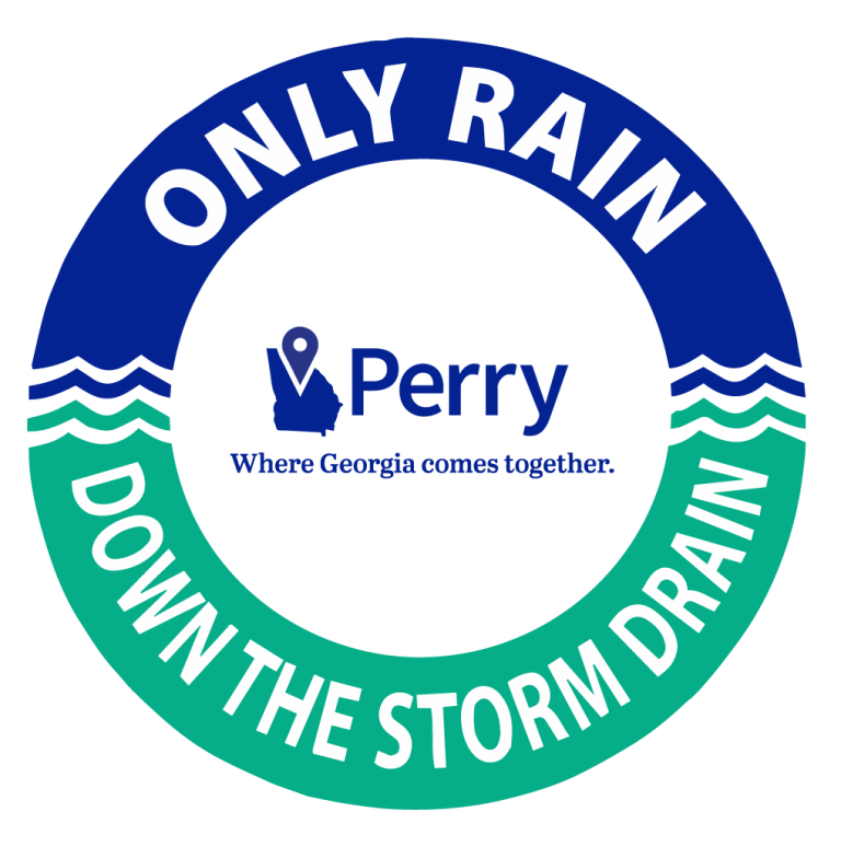 Only Rain Down the Storm Drain logo