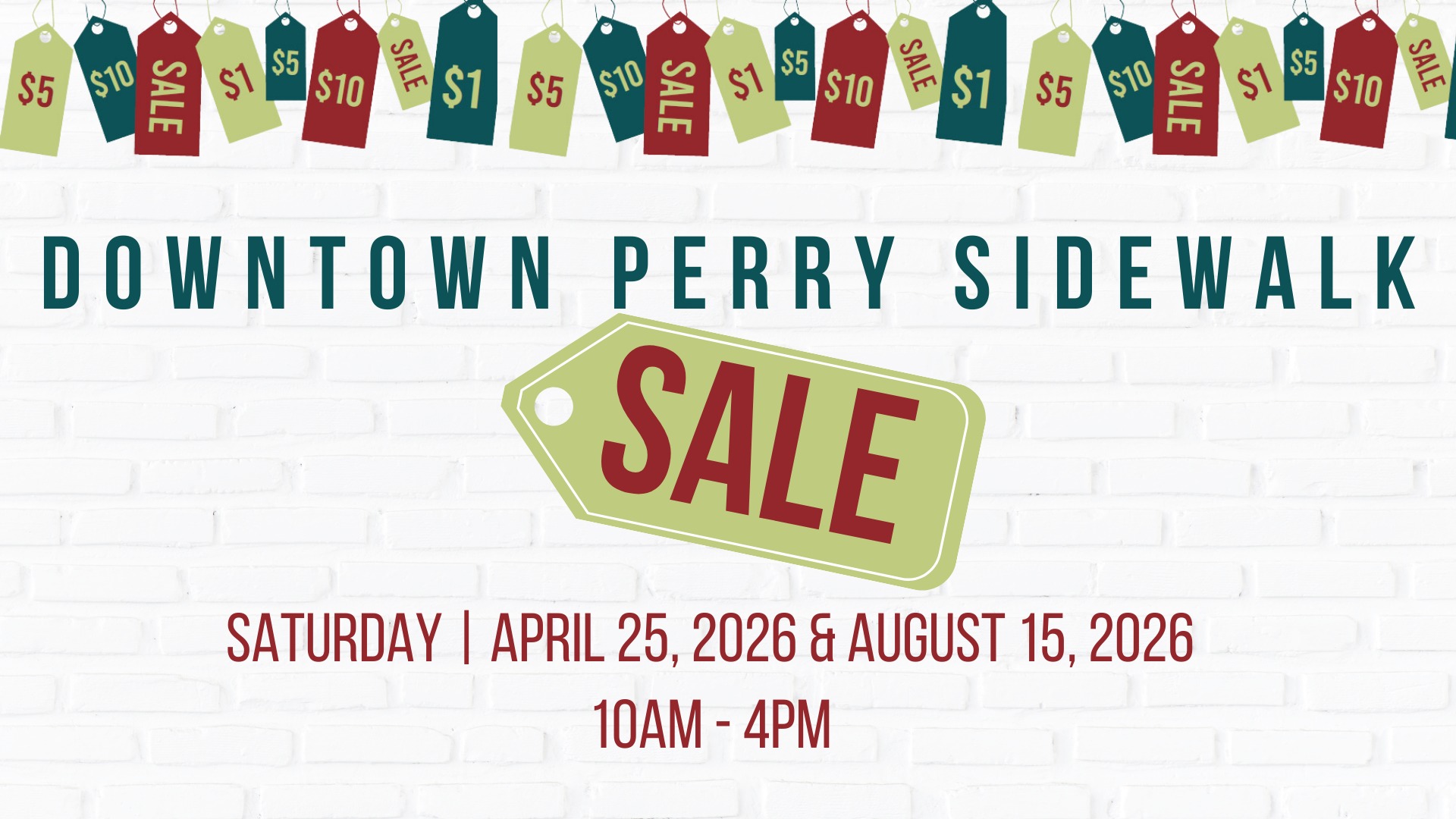 Downtown Perry Sidewalk Sale