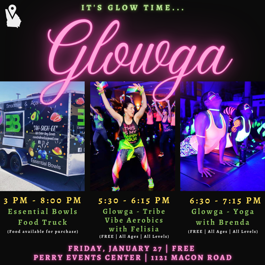 Glowga Blacklight Yoga City Of Perry 8331